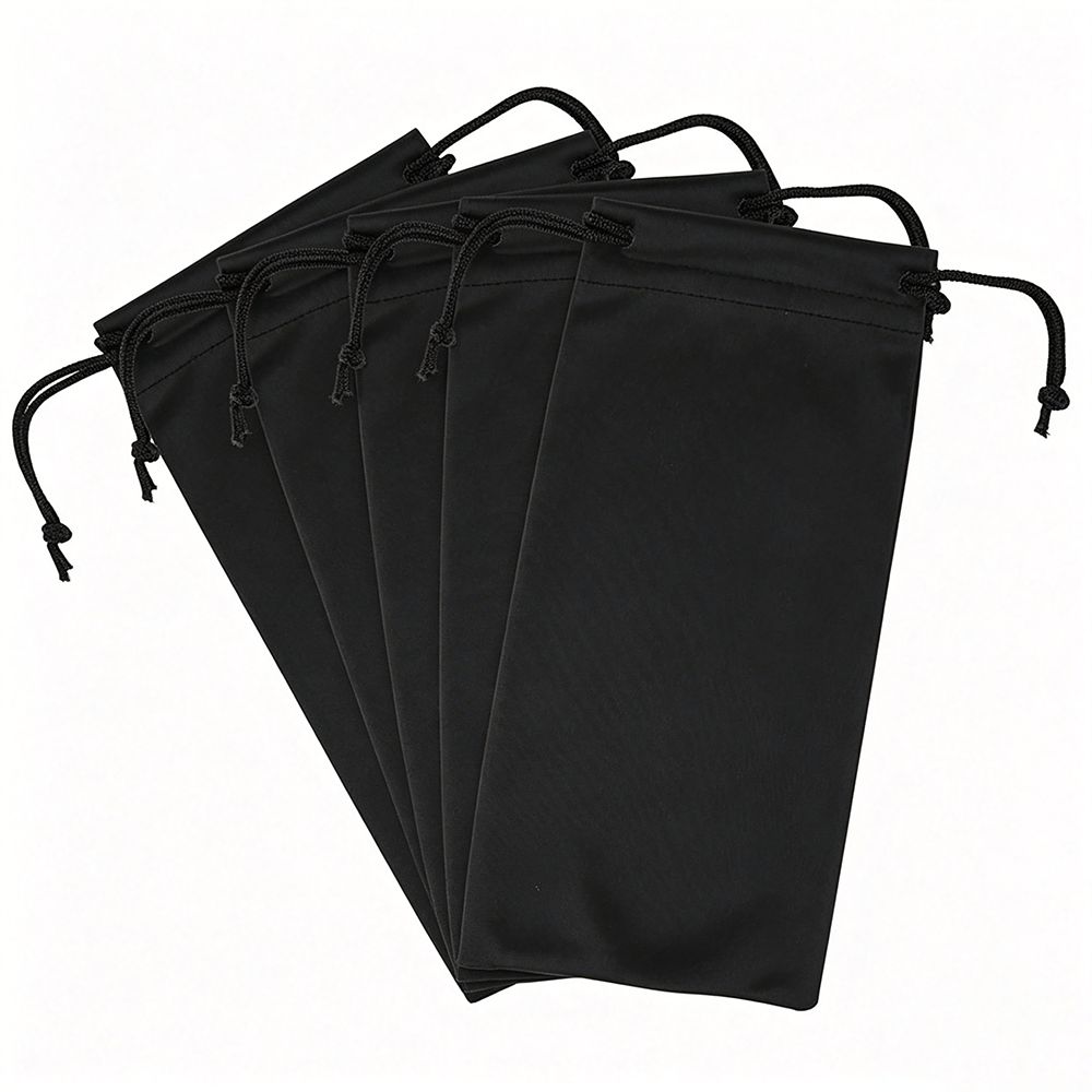 Microfiber Glasses Bags Black Eyeglasses Pouch High Quality Glasses Case