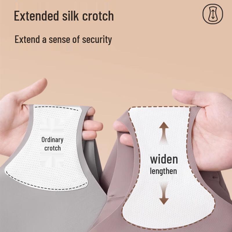 Women's Seamless Mulberry Silk Blend Antibacterial Active Briefs