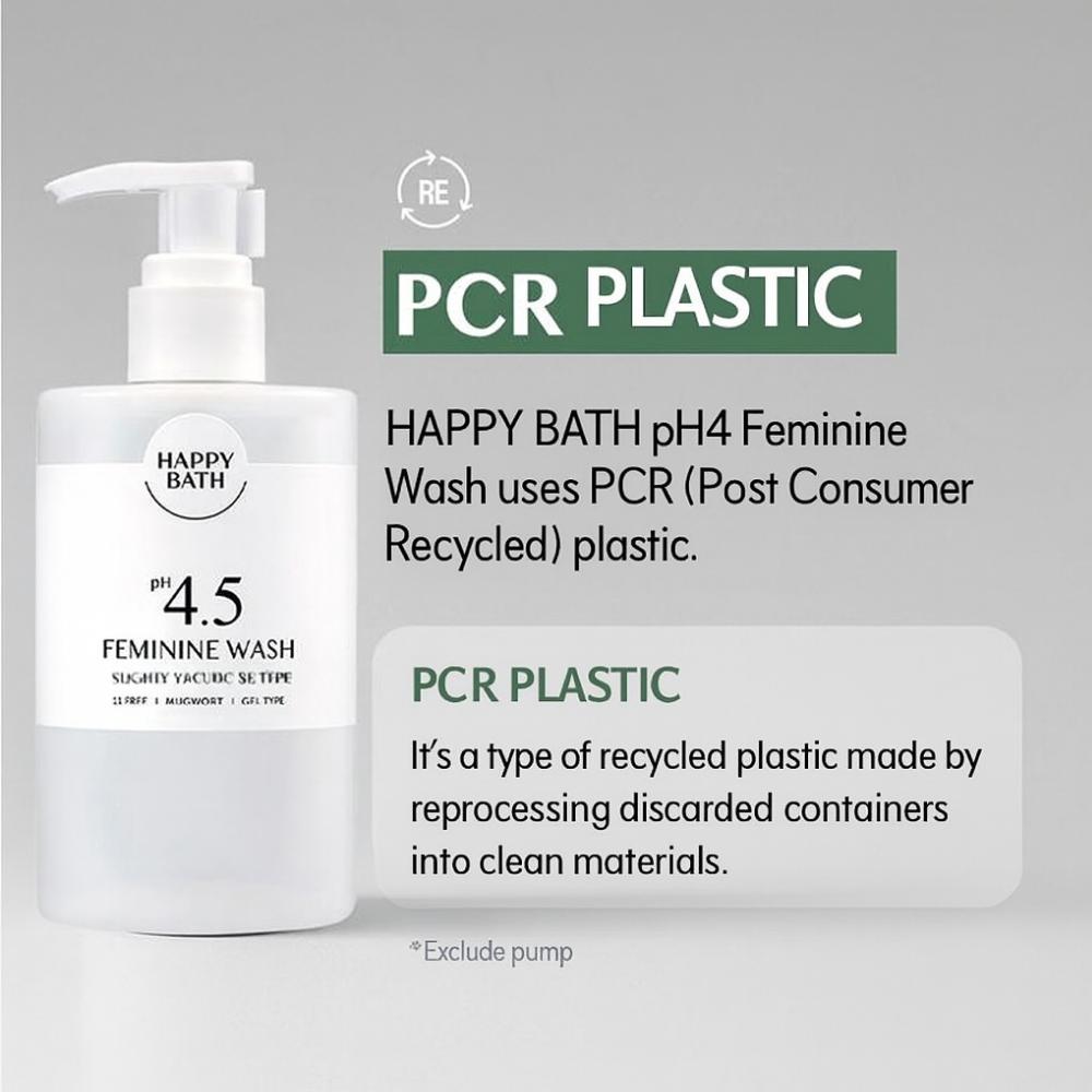[HAPPY BATH] Feminine Wash pH4.5 <Gel Type , Bubble foam>