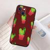 BH48 Watercolour Cacti Succulent Shell Case for Samsung Note 10 20 S23 S24 S25 Ultra FE Plus Edge Lite A02S A35 A07 A17