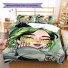 Billie Eilish Pattern Bedding,Quilt Set Quilt Cover Pillowcase Home Birthday Gift (1 * Duvet Cover + 2 * Pillowcase, Without Core)