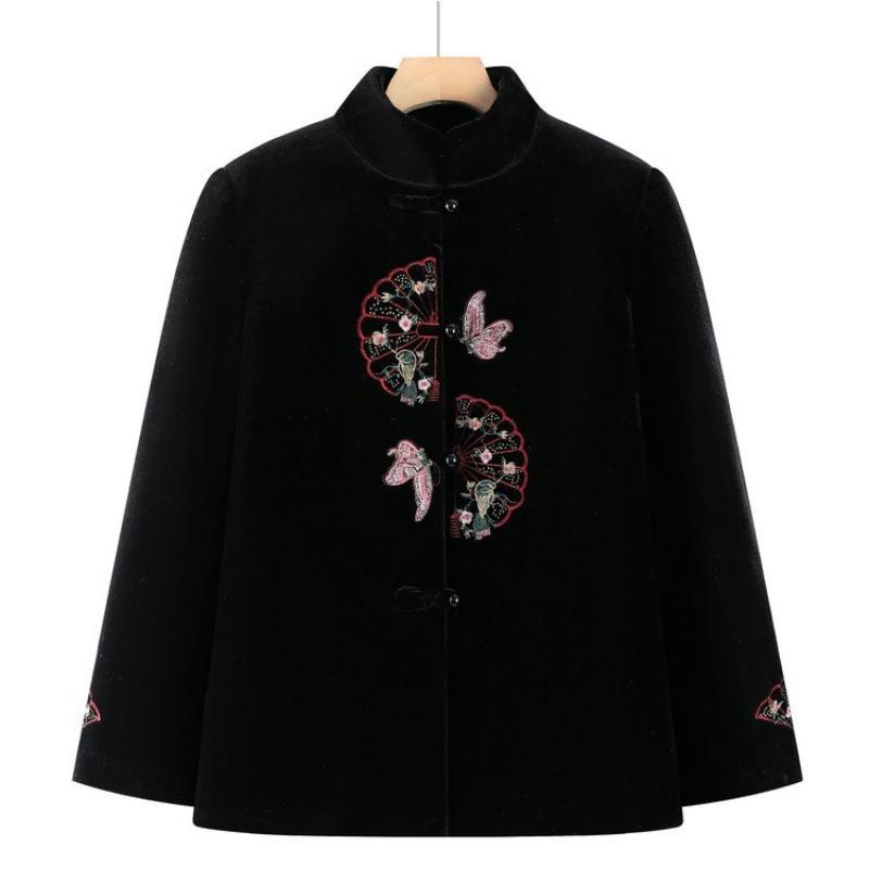 Winter women's woolen jacket festive wedding party mother clothes