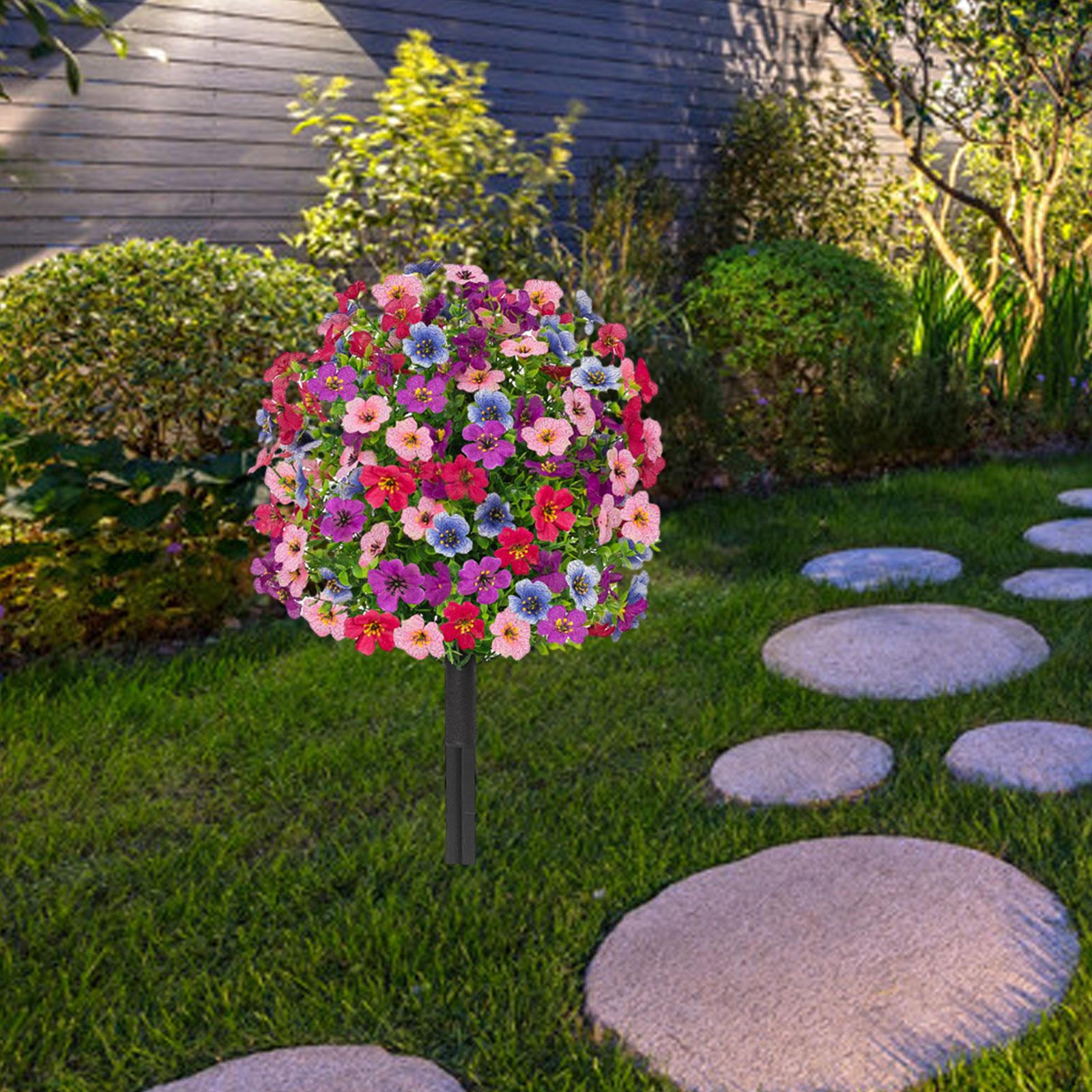 

24-дюймовый фиолетовый колышек для садового декора и аксессуаров Purple Red Blue Pink