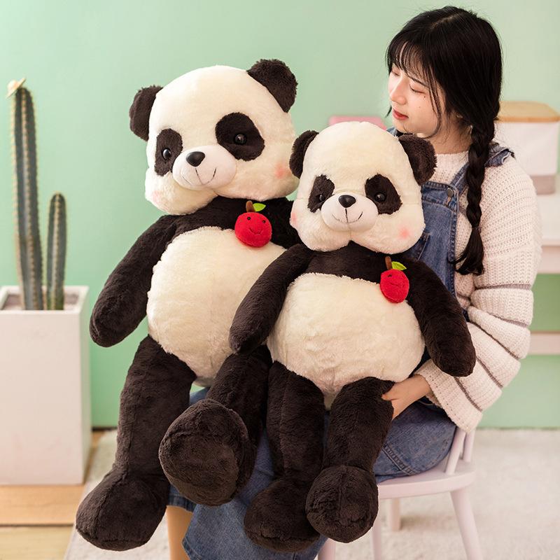 Tall Superior Quality Infant Large Giant Panda Bear Plush Stuffed Animal Doll Animals Toy Pillow Cartoon Bear Duck Dolls Girls Gifts Knuffels