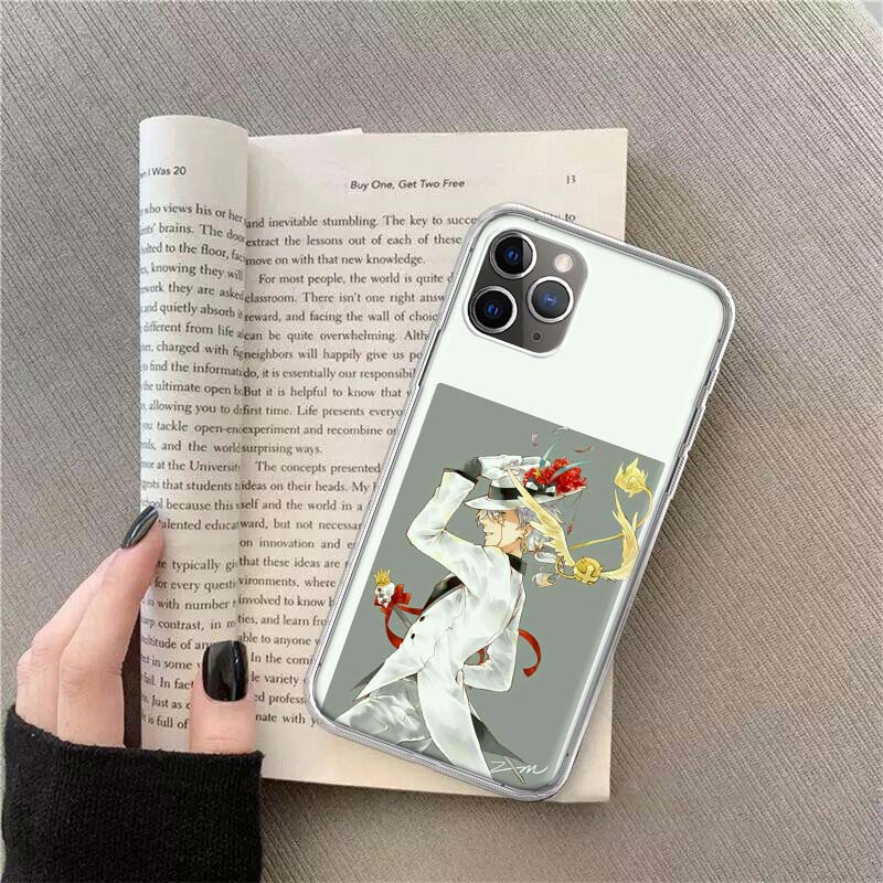 D Gray Man Anime Allen Walker Phone For Apple Iphone 12 13 Mini 15 Pro Max 11 Pro 14 Plus 16 Pro Max 16E Case Shell Cover Clear