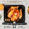 Frytkownica Beztłuszczowa 8L 1700W Frytownica Airfryer Xxl Aigostar Joy