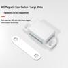 Plastic Magnetic Door Catch for Cabinets/Wardrobes - Strong Magnetic Latch for Doors/Shelves