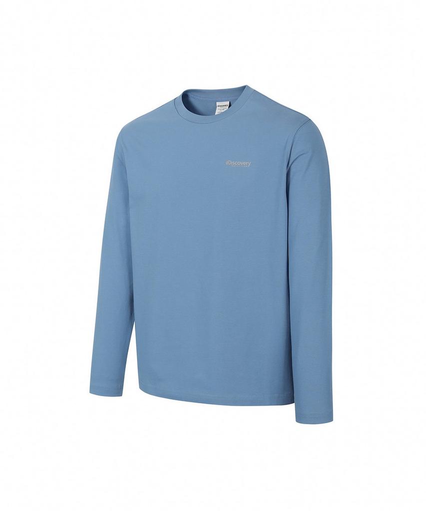 DISCOVERY EXPEDITION Men'S Denver Long Sleeve T-Shirt (D/Blue)