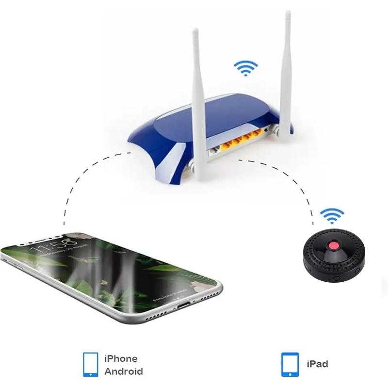 Telecamera IP wireless con visione notturna a infrarossi 1080P, senza angoli morti, con batterie V380 Pro 200W, videosorveglianza domestica