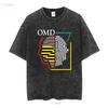 OMD Orchestral Manoeuvres in the Dark LARGE 2022 N AMERICA TOUR T Shirt long or short sleeves vintage Washed Soft Breathable