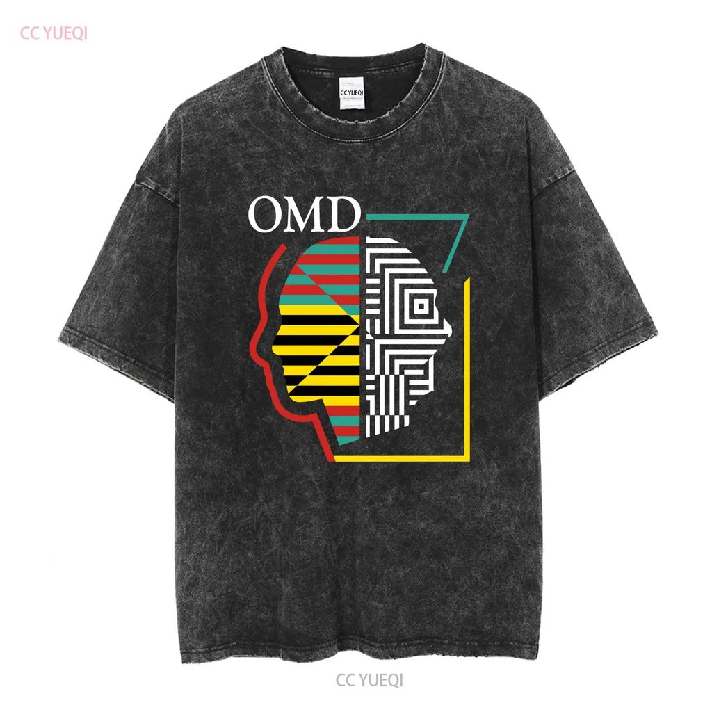 OMD Orchestral Manoeuvres in the Dark LARGE 2022 N AMERICA TOUR T Shirt long or short sleeves vintage Washed Soft Breathable