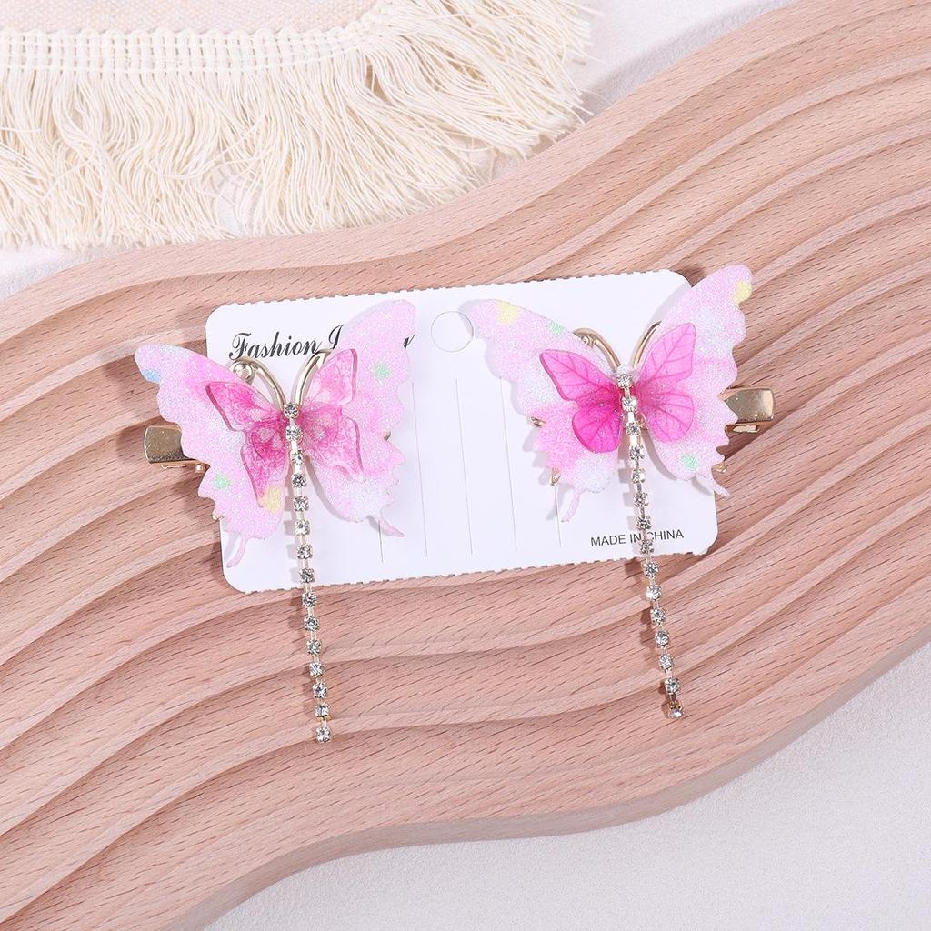 Exquisite Butterfly Hair Clip for Women & Children: High-End National Style Accessory