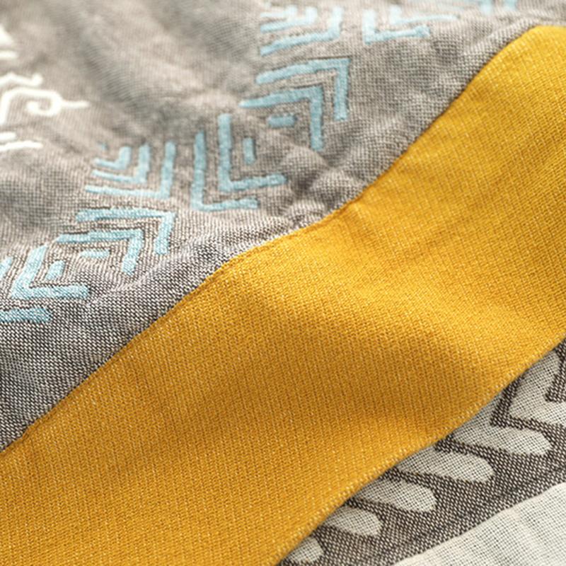 Five Layers of Cotton Gauze Summer Blanket Soft Skin Friendly Breathable Towel Blanket 100% Cotton Absorb Sweat Cooling Quilt