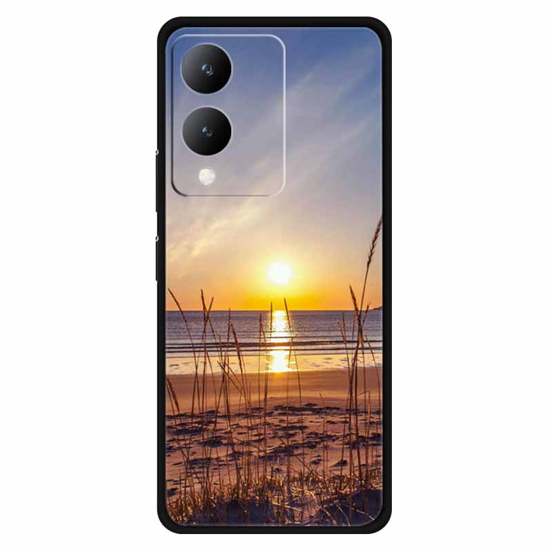 Fundas For Vivo Y17s 4G Case Silicone Wolf Lion Soft TPU Phone Covers for Vivo Y17s 2023 Y 17s Bumper Coque for VivoY17s Black