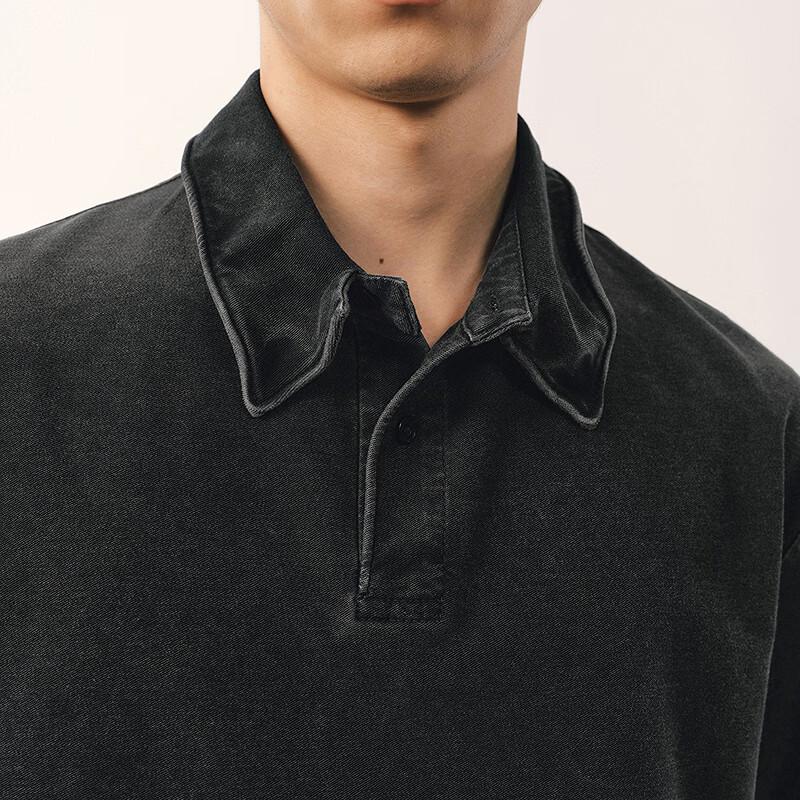 Men's H-Type Loose Fit Short Sleeve Polo Shirt