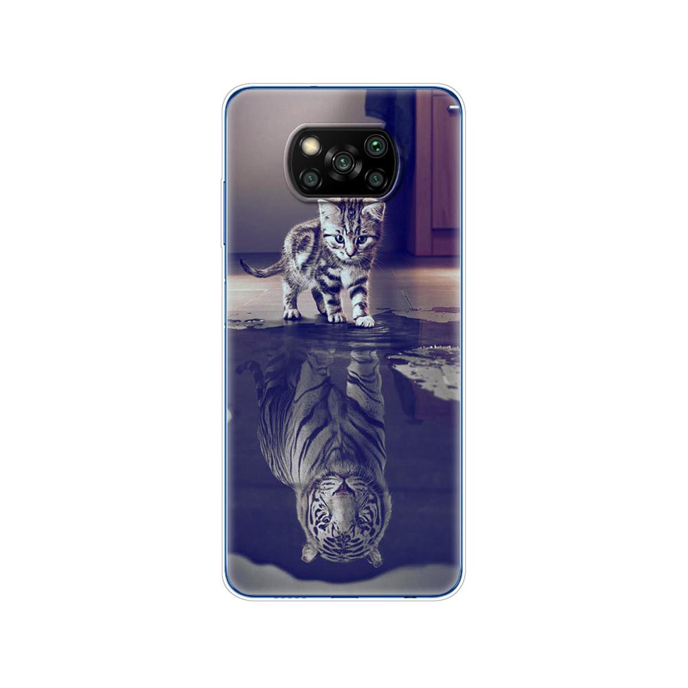 

Для Xiaomi Poco X3 NFC силиконовый чехол с мягкой задней панелью для POCO X3 Pro чехол из ТПУ, бампер для Poco X 3 PocoX3 NFC 6,67 дюйма, глобальный чехол для телефона POCO X3 Pro