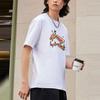 Li-Ning Cartoon Print Casual Short Sleeve T-Shirt Unisex Tops White AHSS561-1