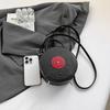Personalized Creative Small Round Bag New Fashion Women's Niche Retro Record Shape Bag Ins Ladies PU Crossbody Bag KTB