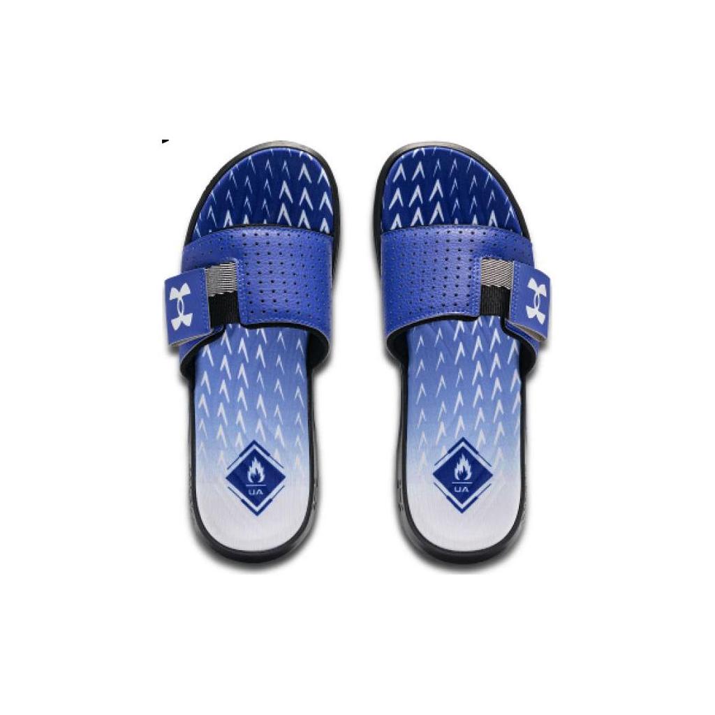 Under Armour Mercenary Slippers 'Blue Black' 3027252-400