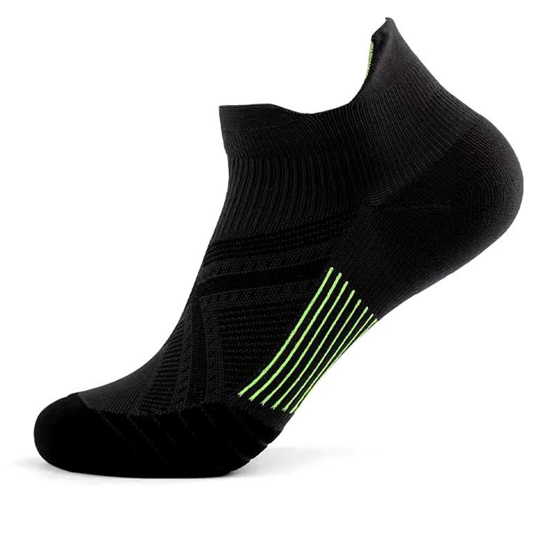 Unisex Summer Compression Running Socks - Breathable, Sweat-Absorbent, Short Socks for Marathon