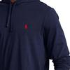 Felpa a Maniche Lunghe con Cappuccio Stampata Ricamata con Logo Polo Ralph Lauren Uomo Felpa Blu Navy 710847203-028