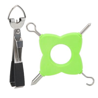 Multifunctional Fishhook Knot Puller Fishing Kotting Tool Stainless Steel Fishing Accessories