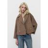 Autumn New Style Women's Fashion Temperament Lapel Double-breasted Short Woolen Jacket