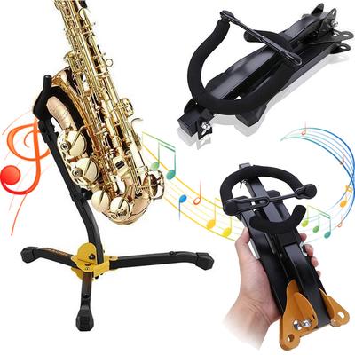 Alto Tenor Saxophonständer Tragbarer Faltbarer Saxophonständer Verstellbar Professionelles Saxophonrack Musikinstrumententeile