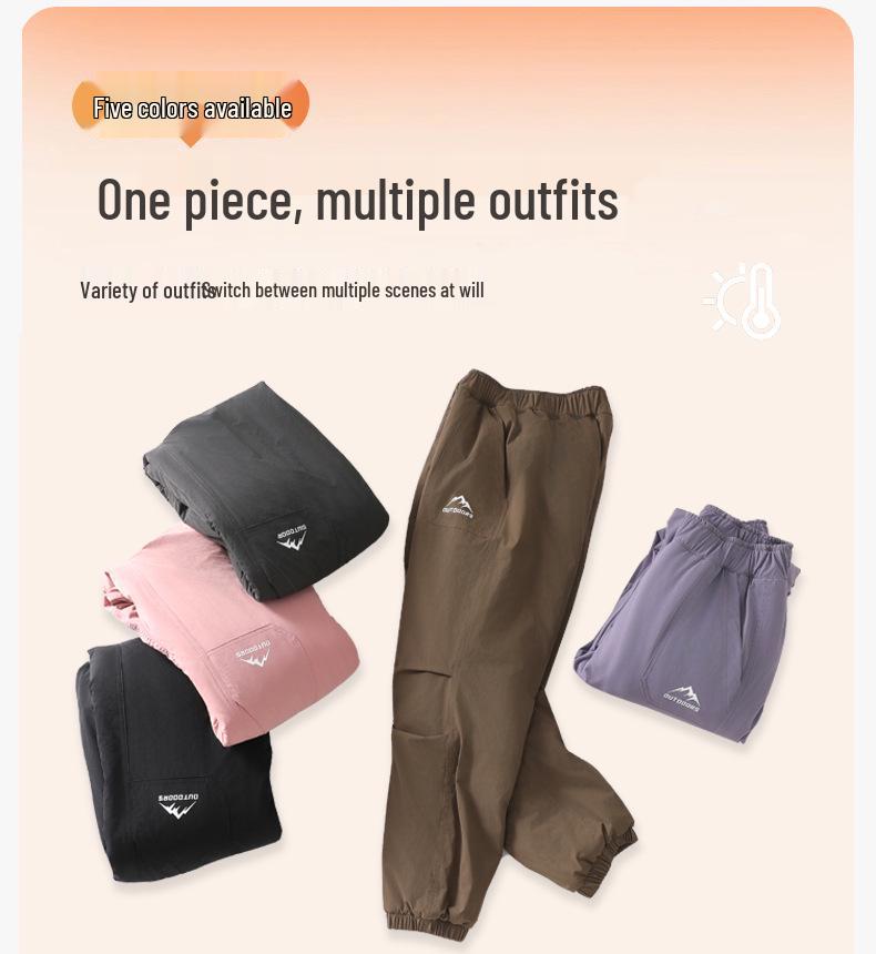Children's Winter Cotton Pants - Thick Three-Layer Warm Casual Wear for Boys and Girls