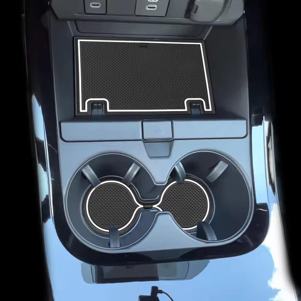 for Toyota Prius 60 2025 2025 Anti-slip Gate Slot Mat Door Groove Pad Cup Holder Car Interior Accessories