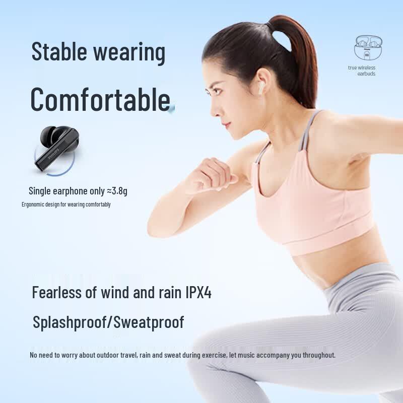 Philips TAT3559 True Wireless Noise-Cancelling Sport Earbuds