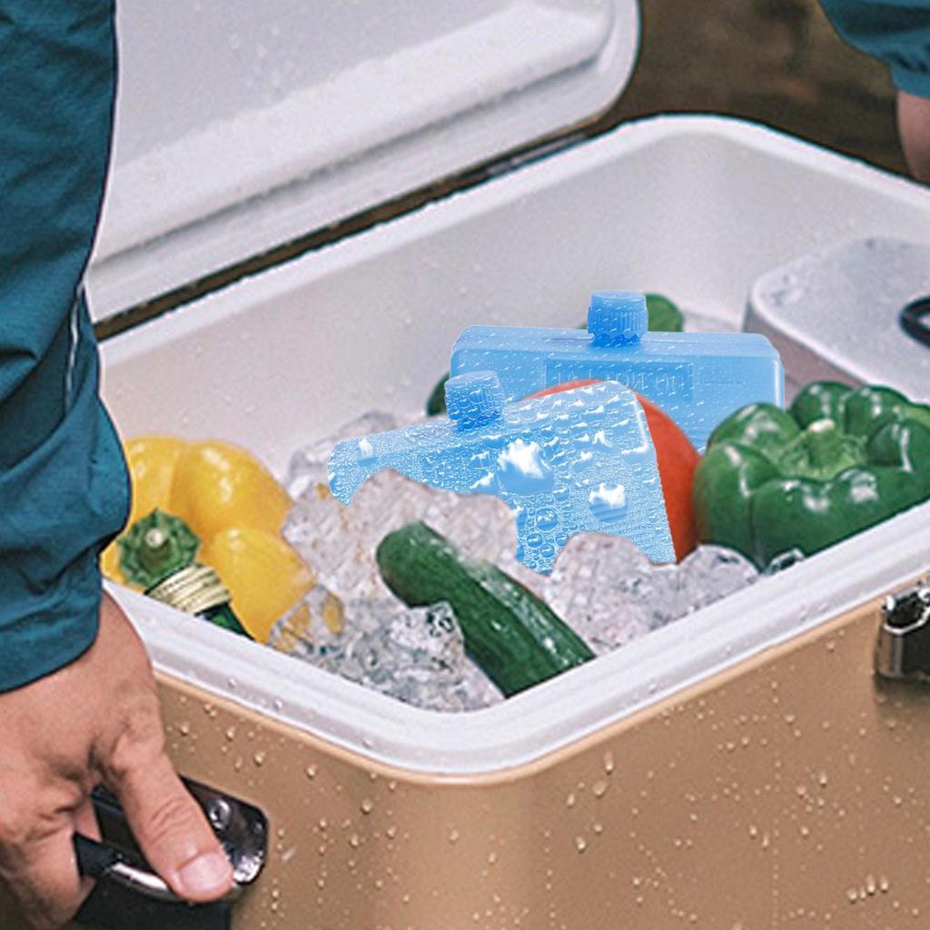 Freezer Ice crystal box Reusable Food Fresh Cooler Refrigeration Fresh Ice Board cold air transport for Camping Picnic Lunch Box