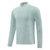 Di Jia Men's Half-Zip Quick-Dry Sports Top for Outdoor Training, Cycling, Running, and Fitness