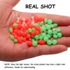 1 PAK Soft Glow Beads Luminous Orange Green White for Fishing Rig Treble Hook Egg Fly Tying UV Color Sabiki Ice Jig Fishing Accessory