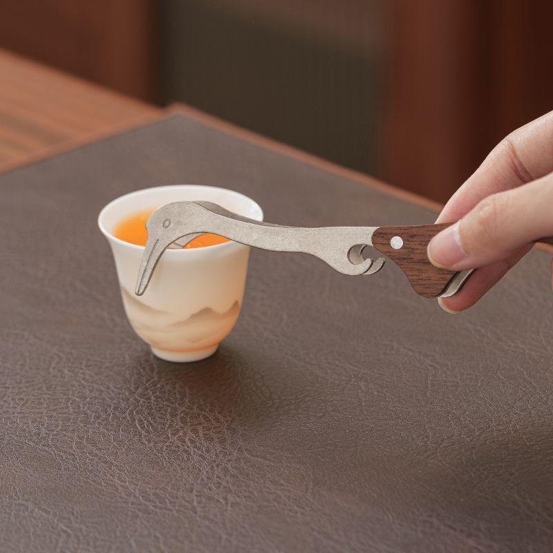 Goose Beak Non-Slip Tea Tongs - Kung Fu Tea Accessories Goose Beak Tea Tongs