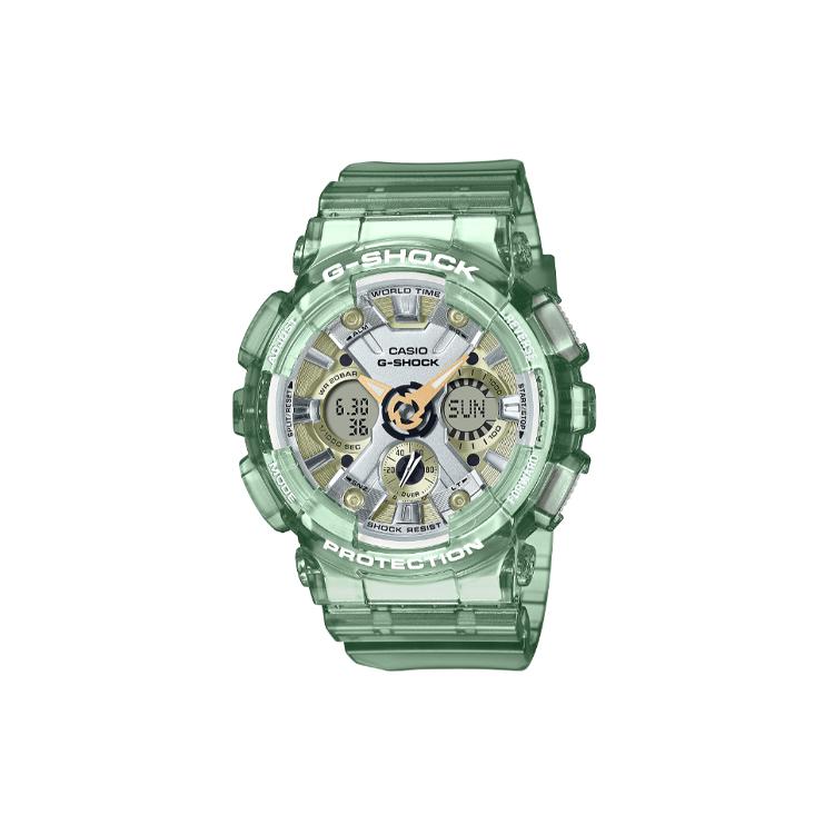 CASIO Women s Liquid Crystal/Analog Dual Display Series Green Watch GMA-S120GS-3A GMA-S120GS-3A Green Watch Case