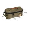 Large Capacity Cutlery Pouch Lightweight Wear-Resistant Camping Storage Bag Breathable Tableware Classification Storage Bag