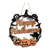 Halloween Pumpkin Wooden Craft Pendant Holiday Party Decoration Doorplate Ornaments