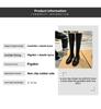 2024 Fall/Winter Women's Real Leather Elastic Knight Boots - Thick-Soled, Small-Sized, Knee-High