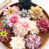 100Pcs Artificial Flower Silk Chrysanthemum DIY Gift Wedding Festival Party Home Vase Outdoor Garden Wall Decor Christmas Wreath