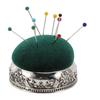 Half Ball Shape Retro Needle Cushion Soft Elastic Design Metal Base Pin Cushion  For Sewing