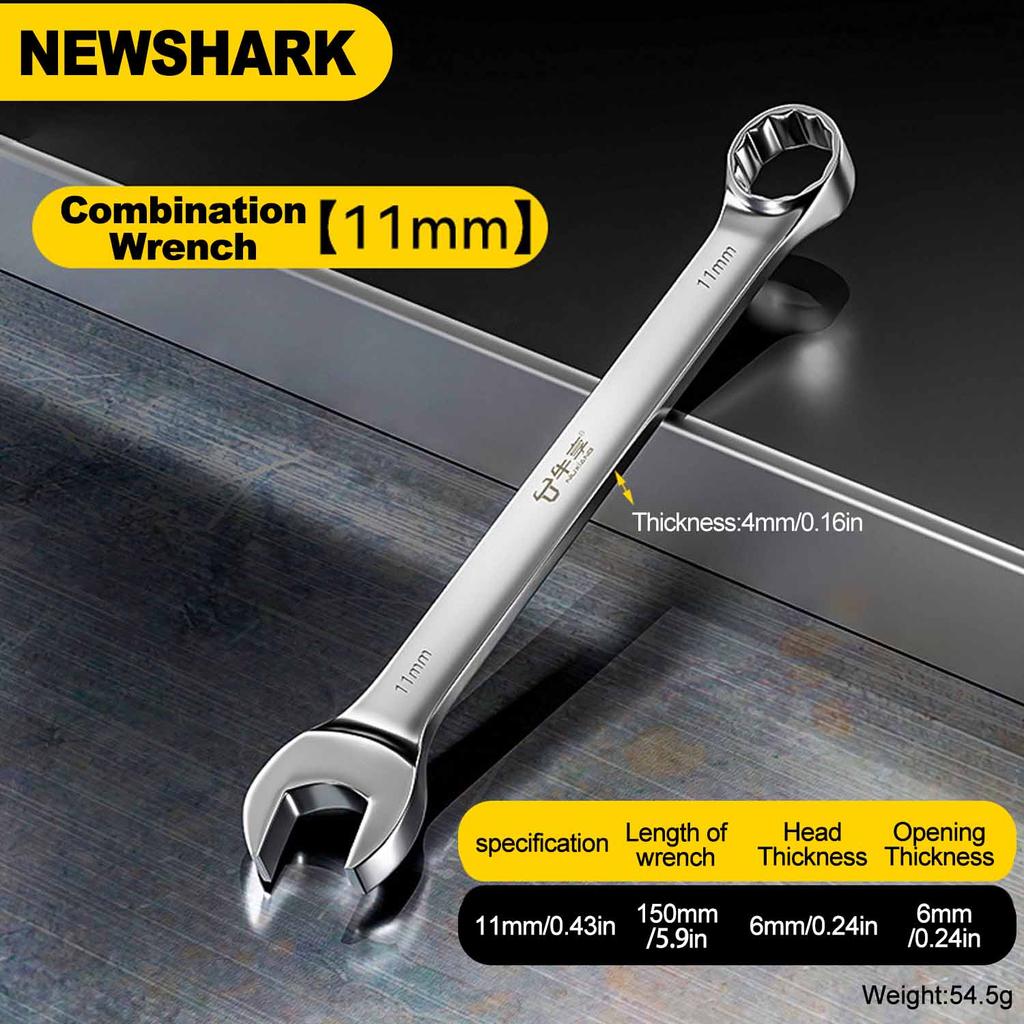 6-14mm Wrench Ratchet Wrench Torque Universal Wrench Automotive Maintenance Tools Fixed Spanners Ratchet Wrench Hand Tool