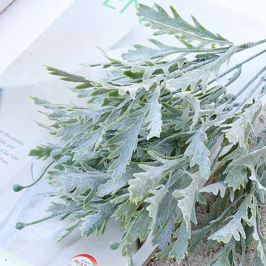 1/2PCS Lagomorpha Leaf Artificial Flowers Fake Plant Wall Vase Home Wedding Photography Decoration Christmas Wreath Material Diy