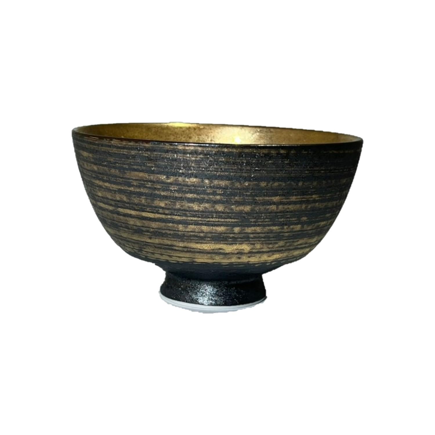 

Japanese Tosai Arita Rice Shop Toetsu Kiln Gold Lacquered Rice Bowl (Large)