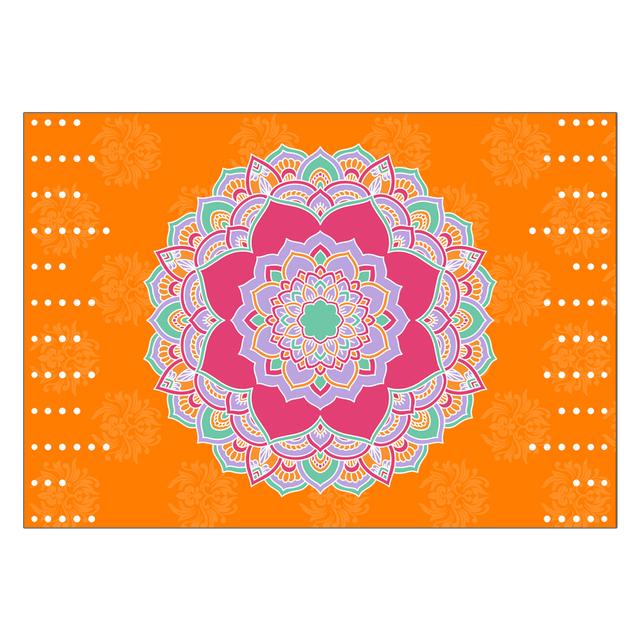 Entrance Door Bohemian Mandala Pattern Carpet Non -Slip Bath Mat Soft Living Room Bedroom Decorative Carpet Mat For Children