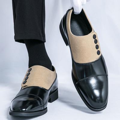 Mocassins da Moda Novos Sapatos Masculinos Pontudos de Cores Mistas Sapatos Baixos Designer Masculino Vestido de Casamento Calçado para Festa de Boas-Vindas Zapatos Hombre
