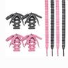 2 Paar DIY Flache Schnürsenkel Stilvolle Schnürsenkel Modeband Schuhbänder Sneaker