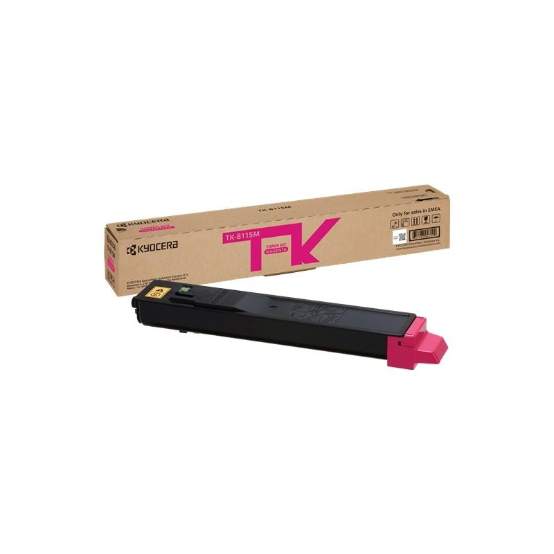 Kyocera TK8115 Magenta Cartucho de Toner Original - 1T02P3BNL0/TK8115M-TK8115M