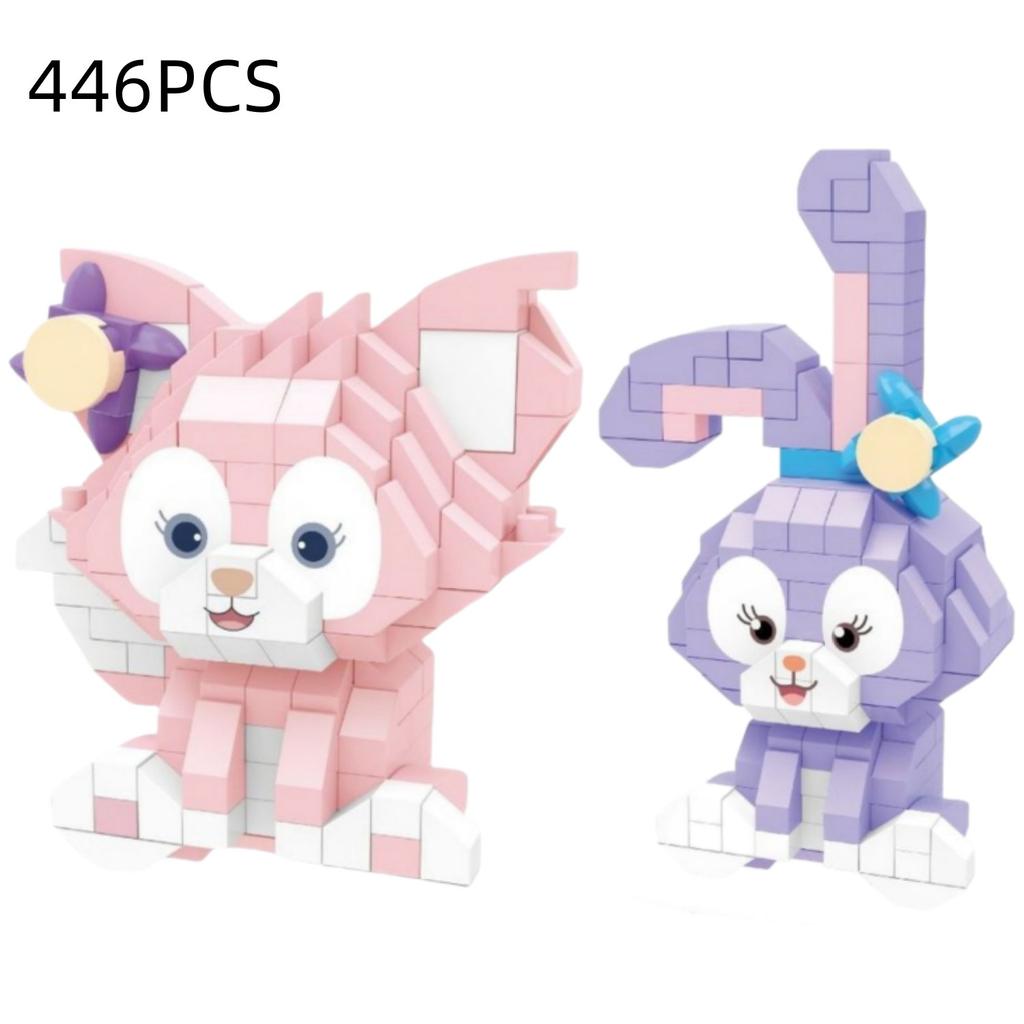 Cute Granular Building Blocks, Mickey Mouse, Minnie, And Duck Building Block Assembly Toys, Suitable For Boys And Girls'