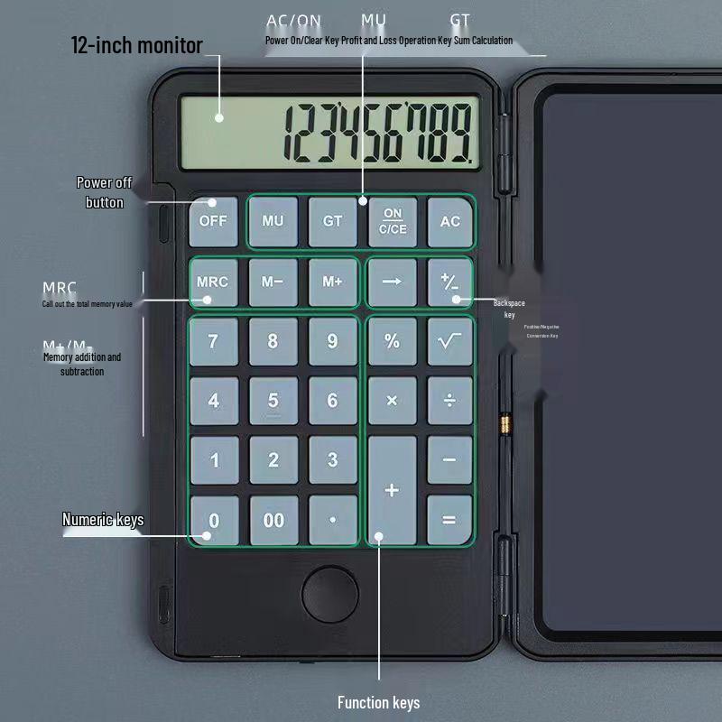 2023 Multifunctional LCD Writing Tablet & Silent Scientific Calculator